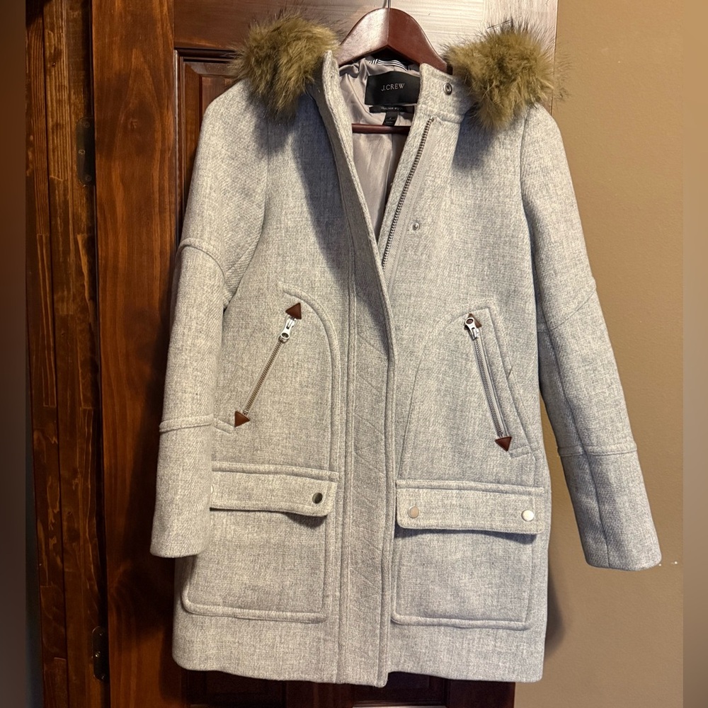 Best selling J. Crew Italian wool parka